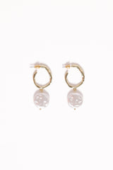 Carina Pearl Earrings - Gold
