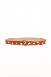 Dallas Studded Belt - Tan
