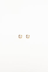 Helene Stud Earrings - Gold/Pearl