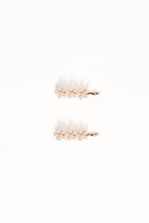 Isabella Hair Clip Set - Pearl