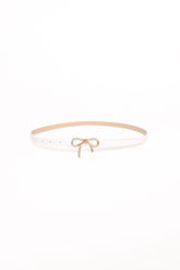 Valentina Belt - White