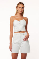 Abrand Carrie Shorts - White Light