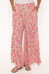 Lessie Pants - Pink Floral