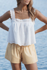 Mattina Shorts - Mango Stripe