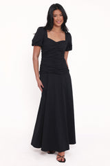Denver Midi Dress - Black