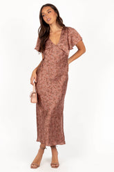 Flossy Maxi Dress - Mauve