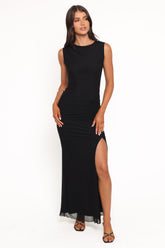 London Maxi Dress - Black
