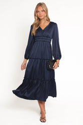 Rowen Long Sleeve Maxi Dress - Navy