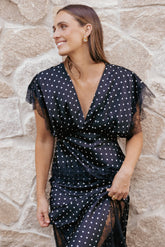 Ailbhe Top - Black Polka Dot