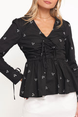 Azure Top - Black