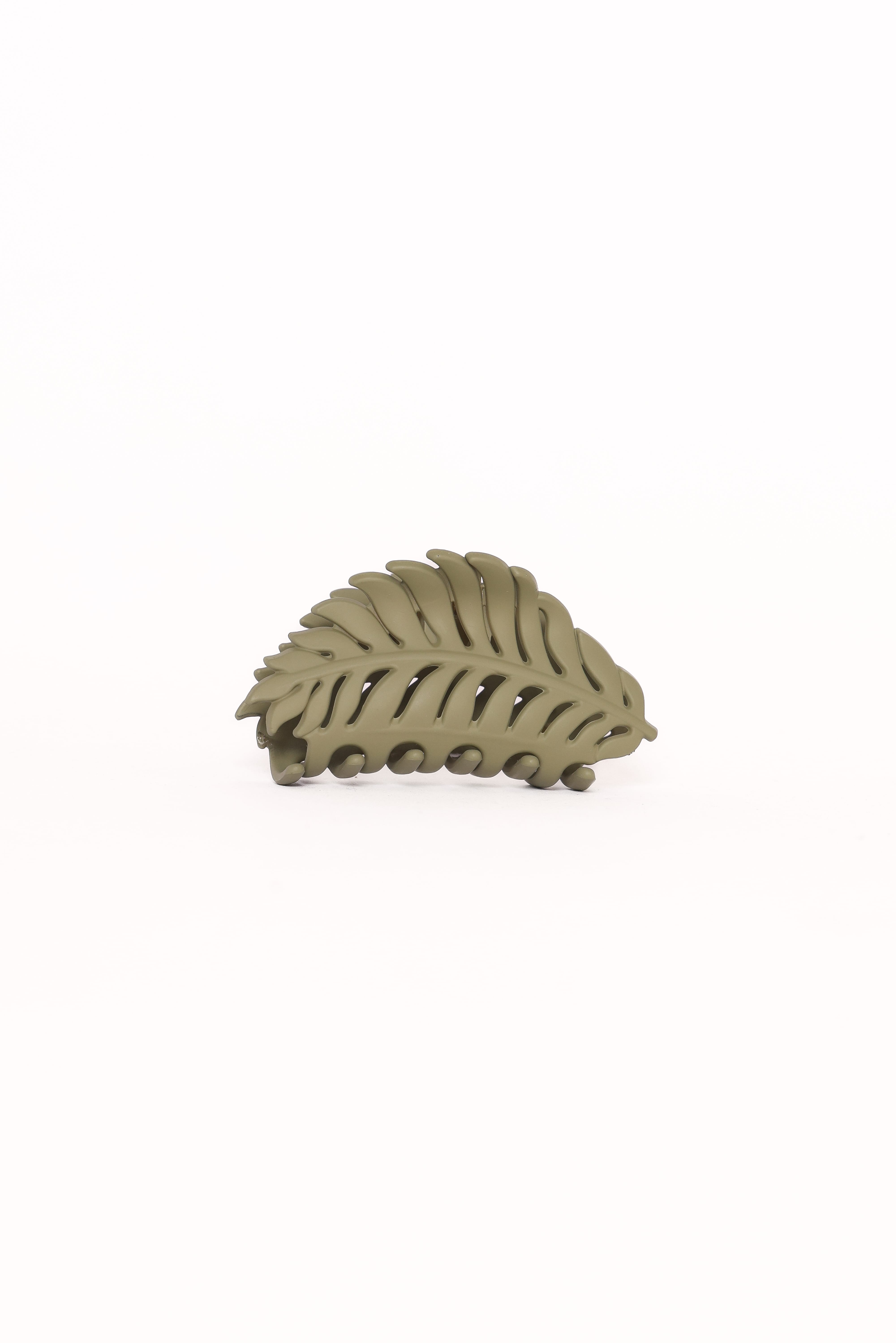 Palm Hair Clip - Green