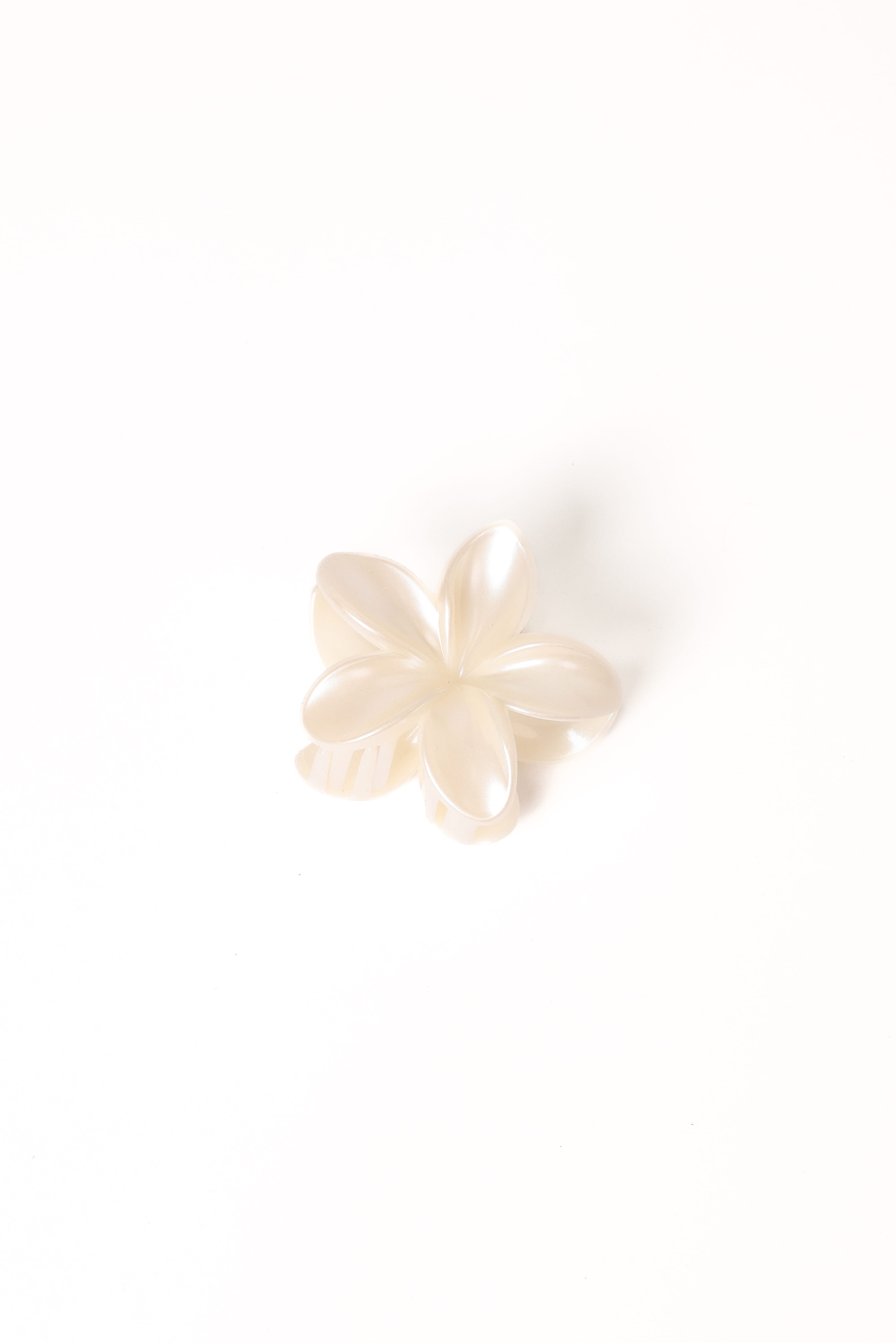 Tiarne Hair Clip - White
