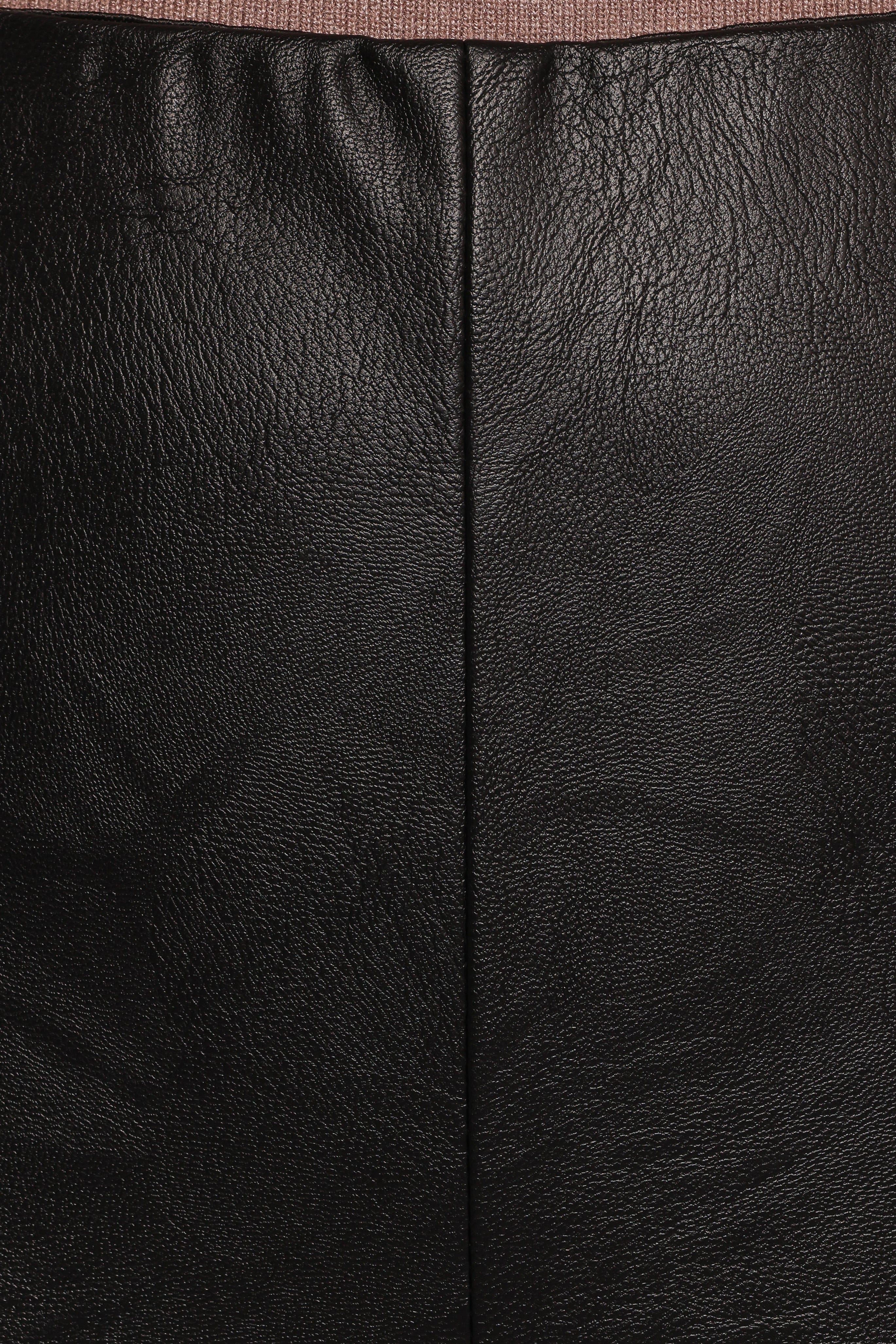 Kathi Faux Leather Pant - Black