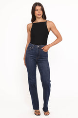 Rae Straight Leg Jean - Roxbury
