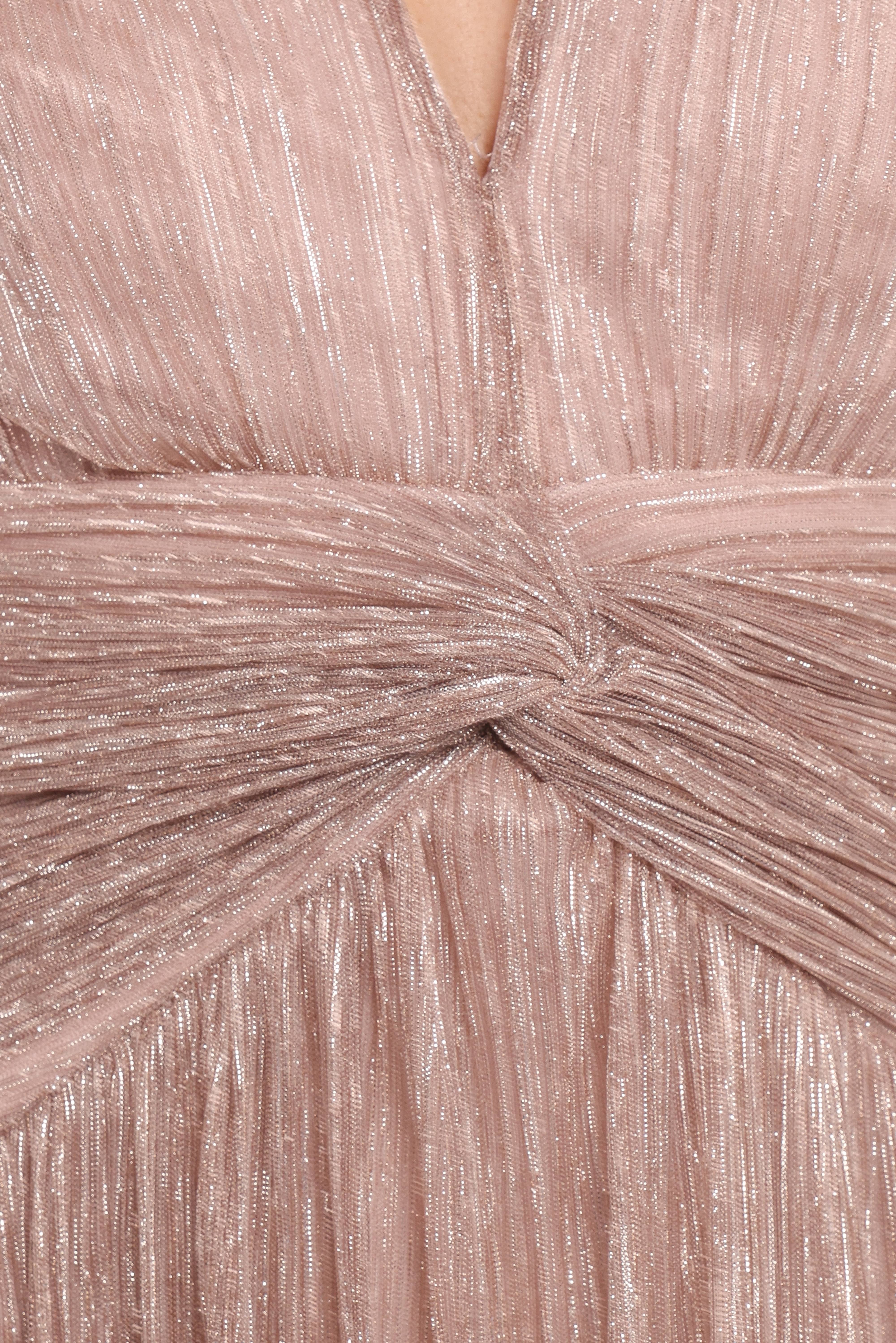 Cara Maxi Dress - Rose Gold