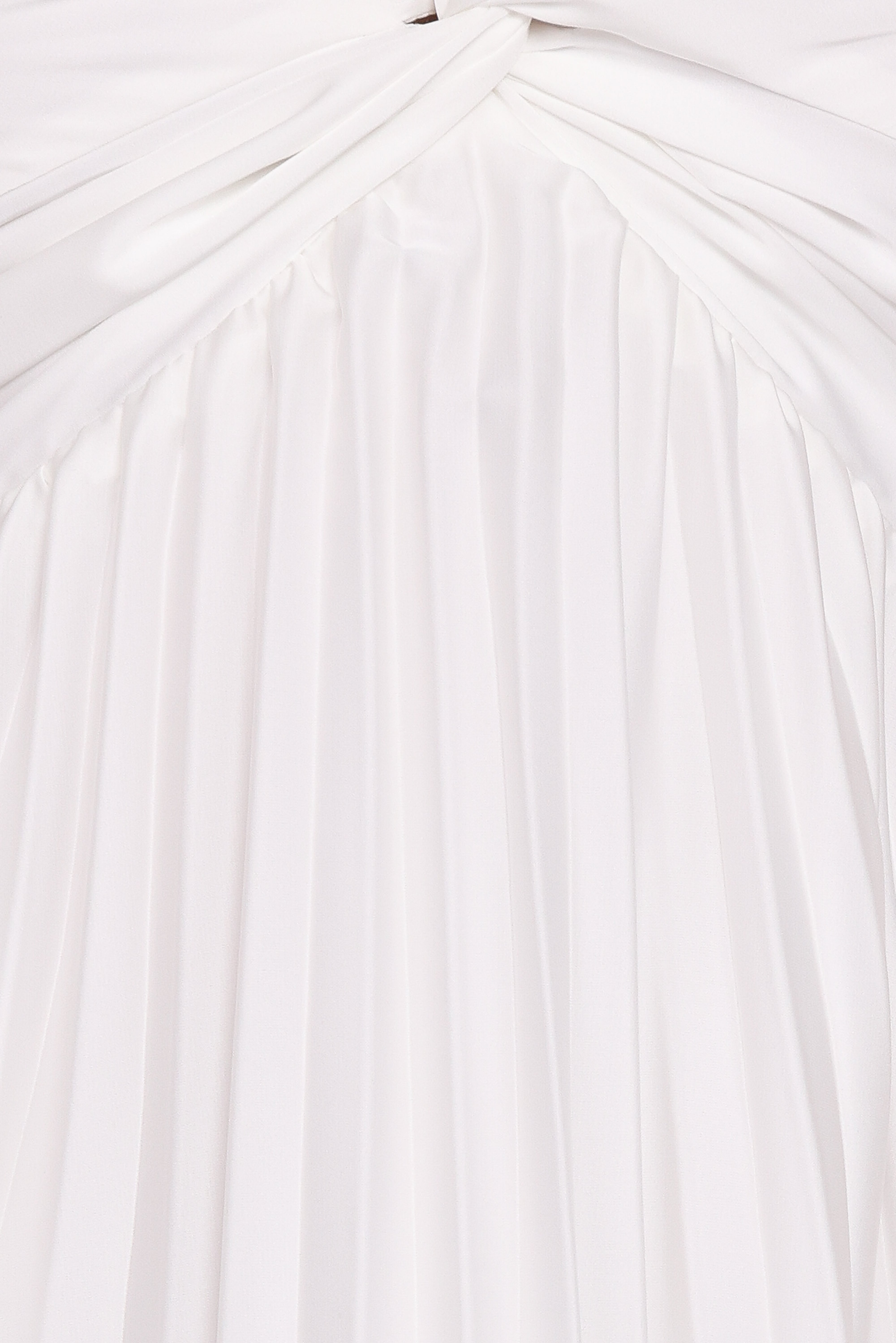 Nova Flutter Sleeve Midi Dress - White