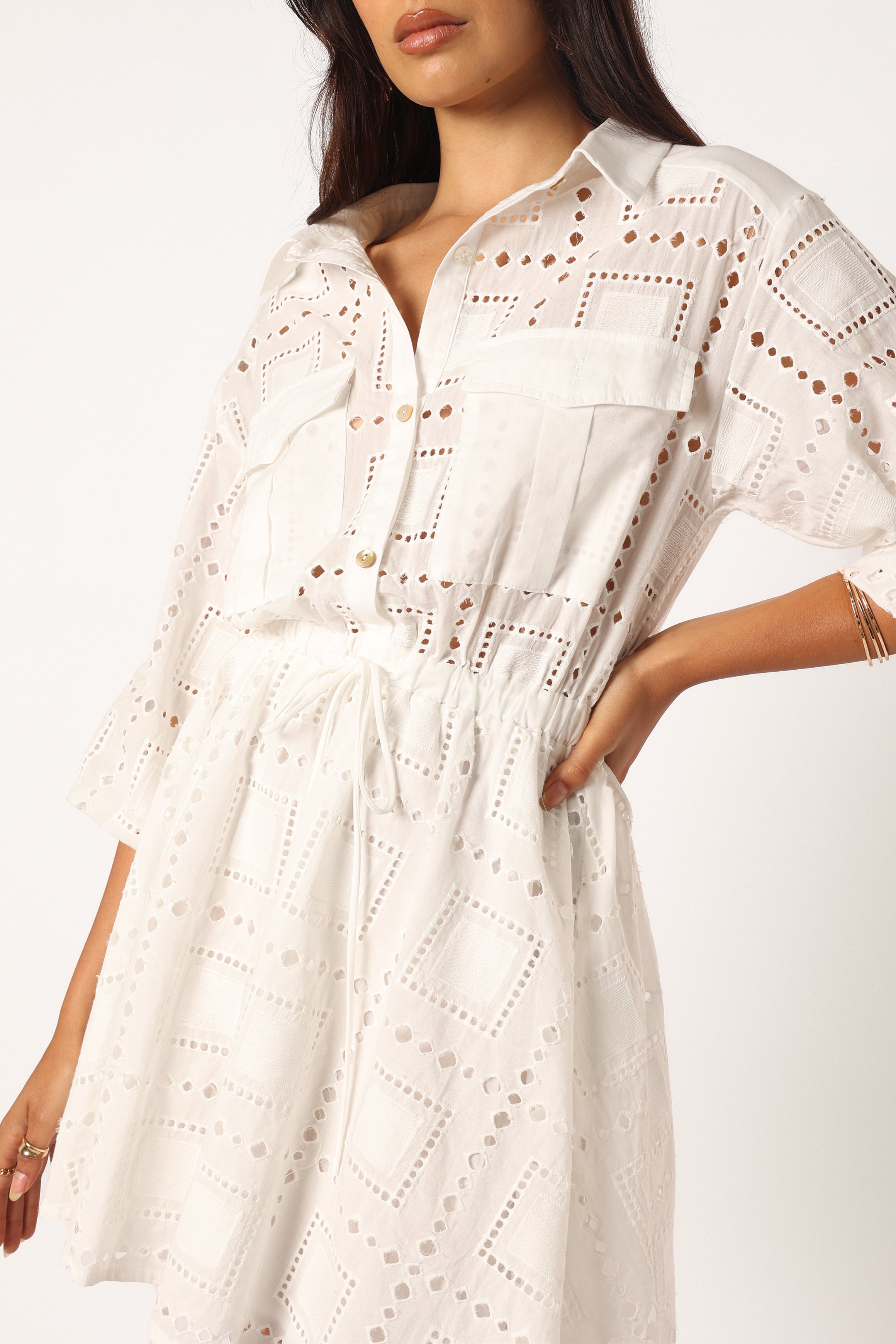 Renn Mini Dress - White