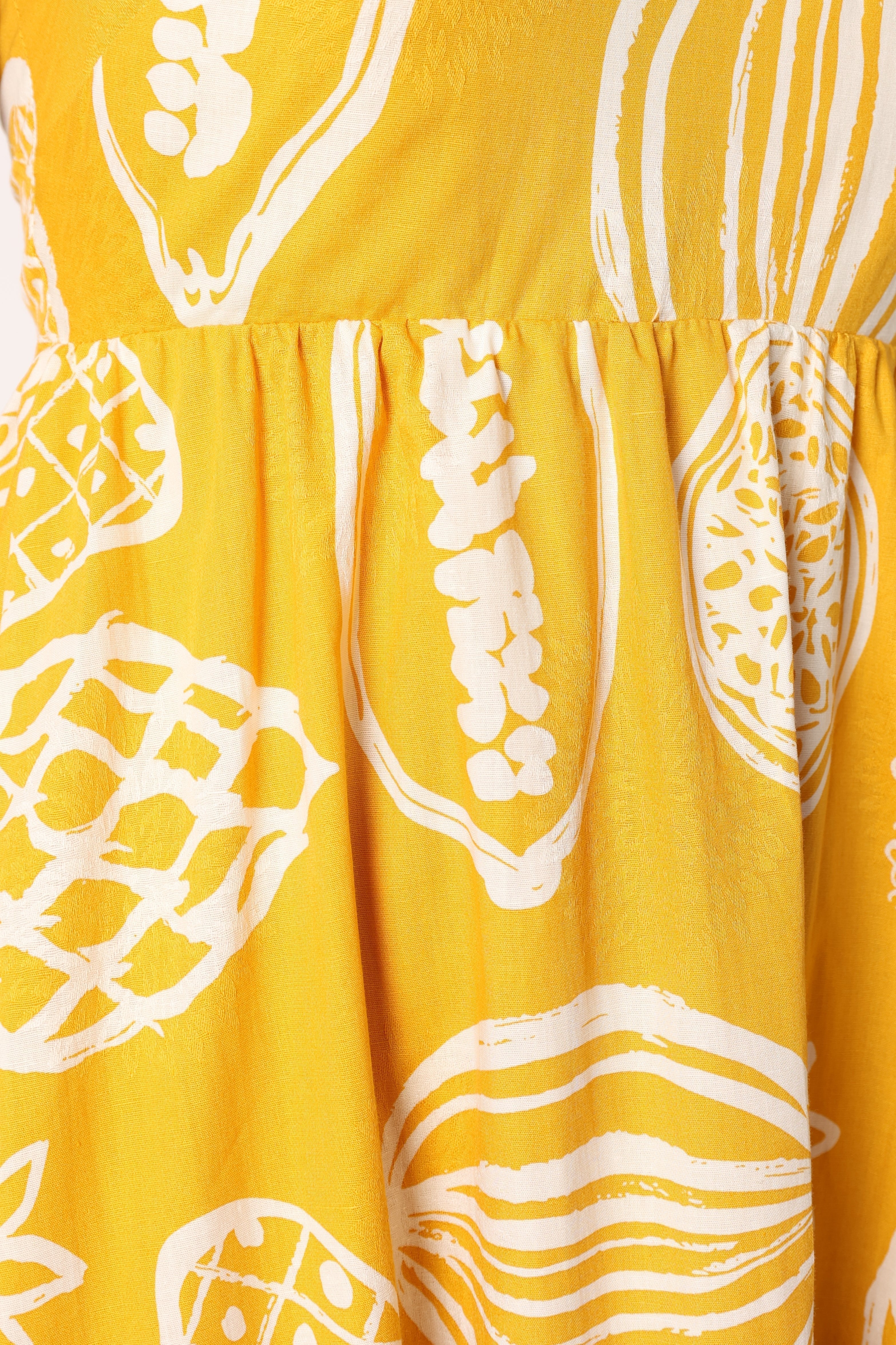 Sloane Maxi Dress - Yellow