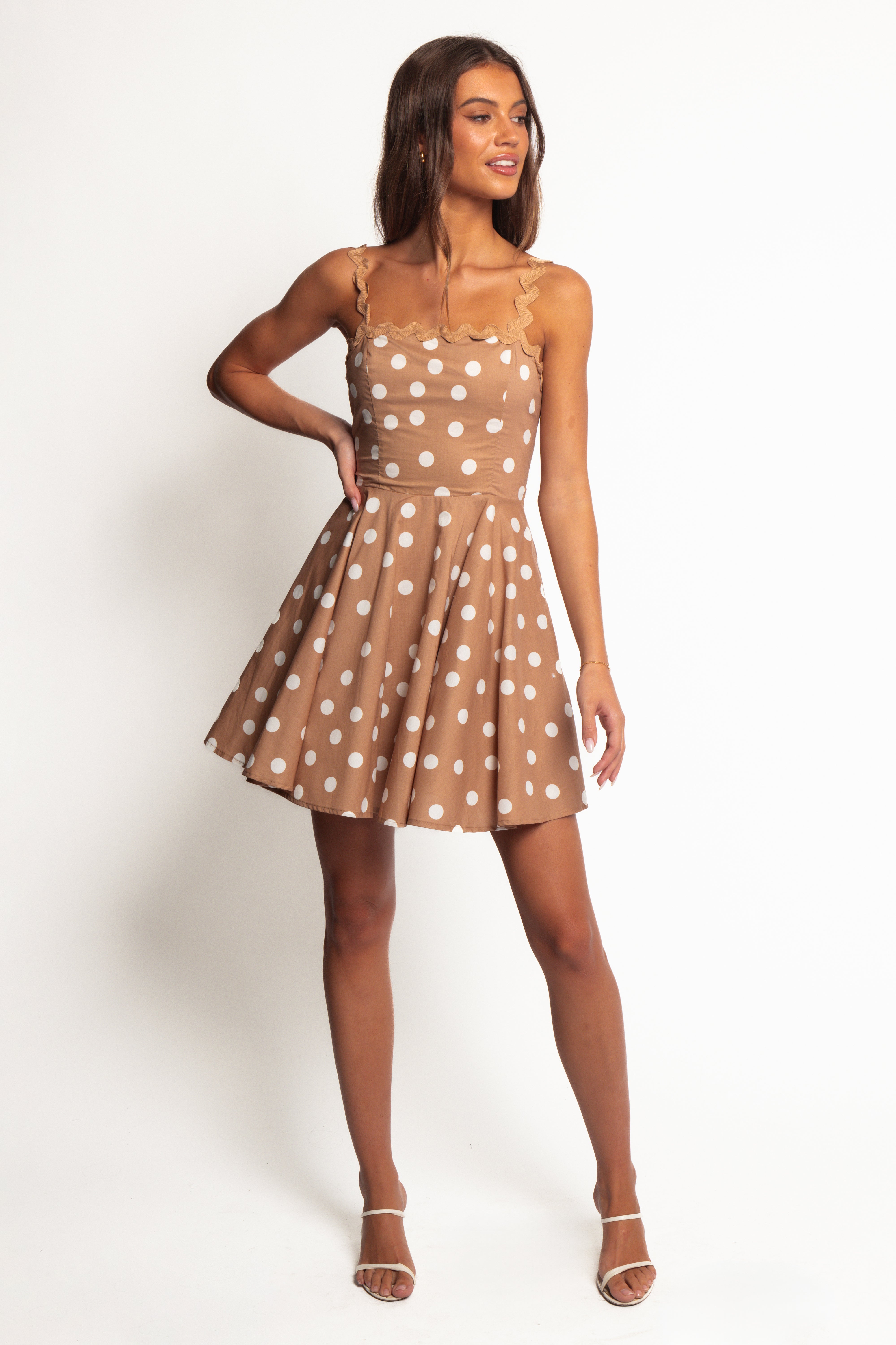 Teaghan Mini Dress - Light Mocha