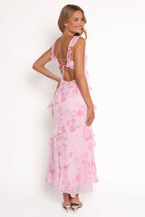 Virginia Maxi Dress - Lilac Floral