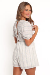 Aisley Romper - White