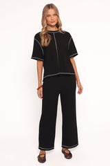 Angler Knit Set - Black