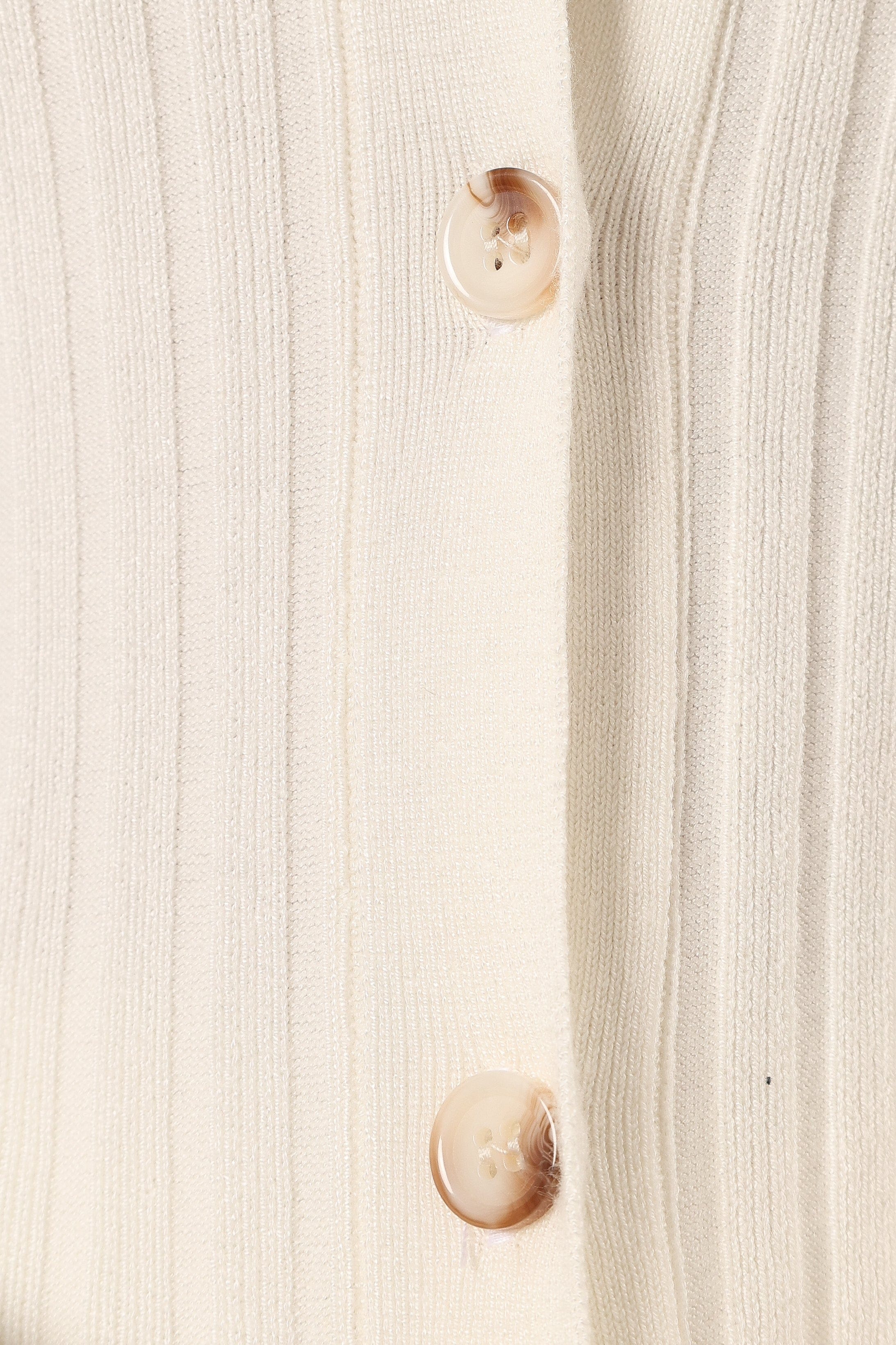 Aylia Ribbed Knit Set - Off White