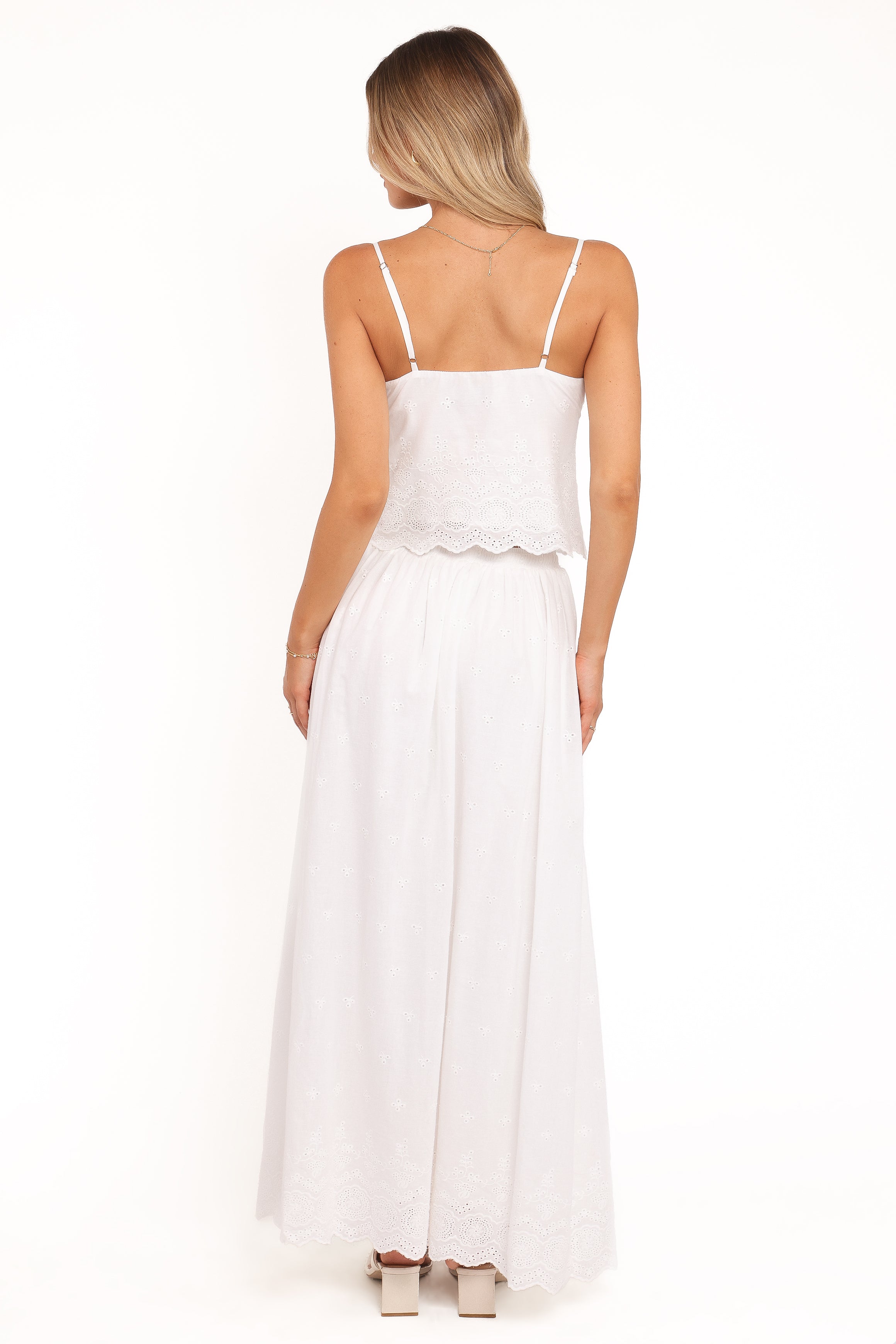 Blaire Skirt Set - White