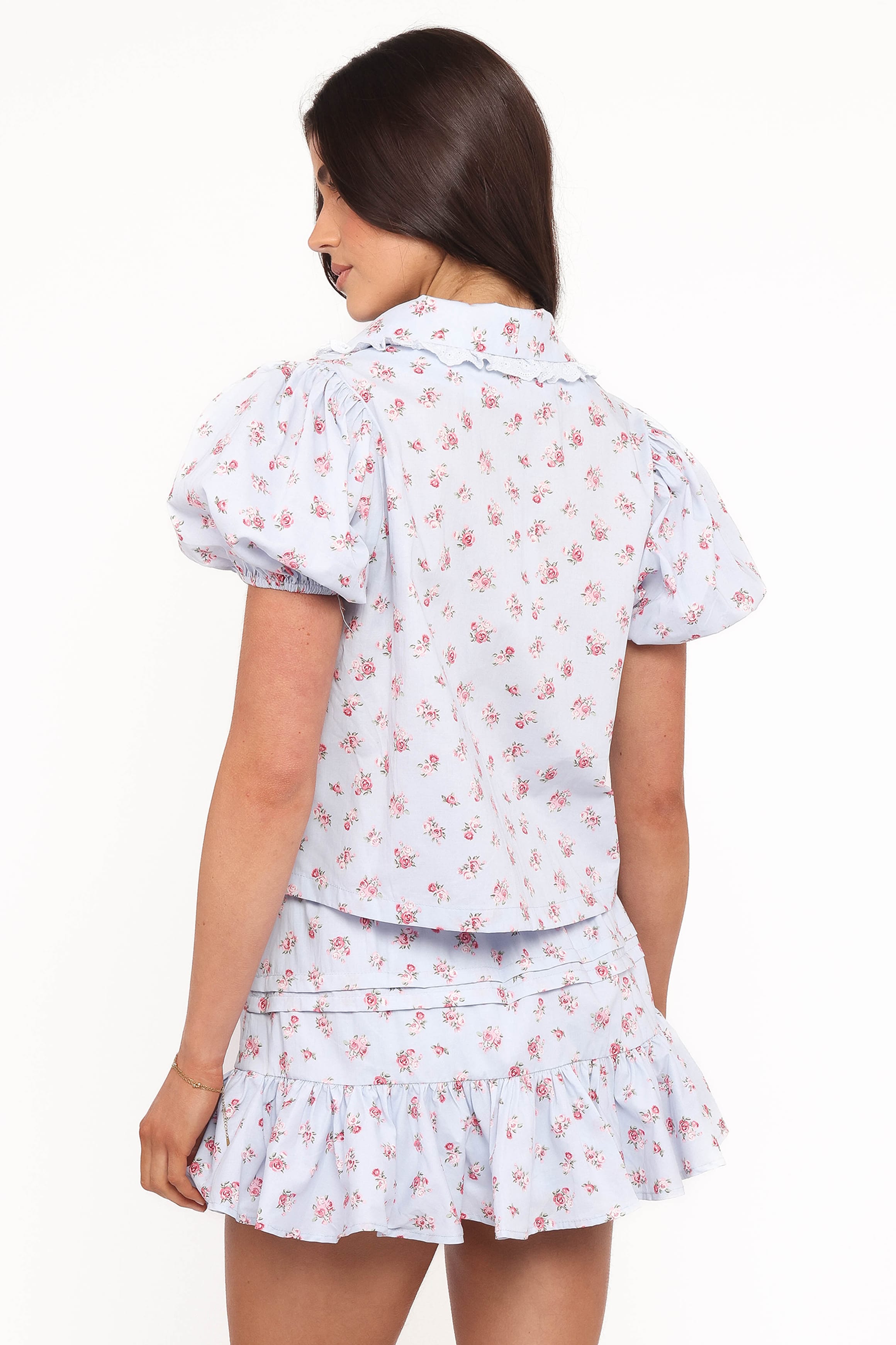Courtney Skirt Set - Blue